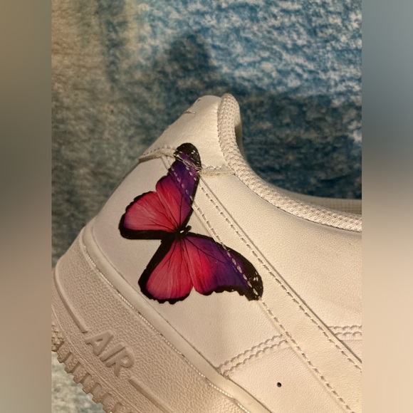 Nike Air Force one fiery butterfly sneakers - Picture 2 of 13